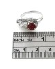 GIA Certified Burmese Ruby and Euro Diamond Vintage Ring in 14KW